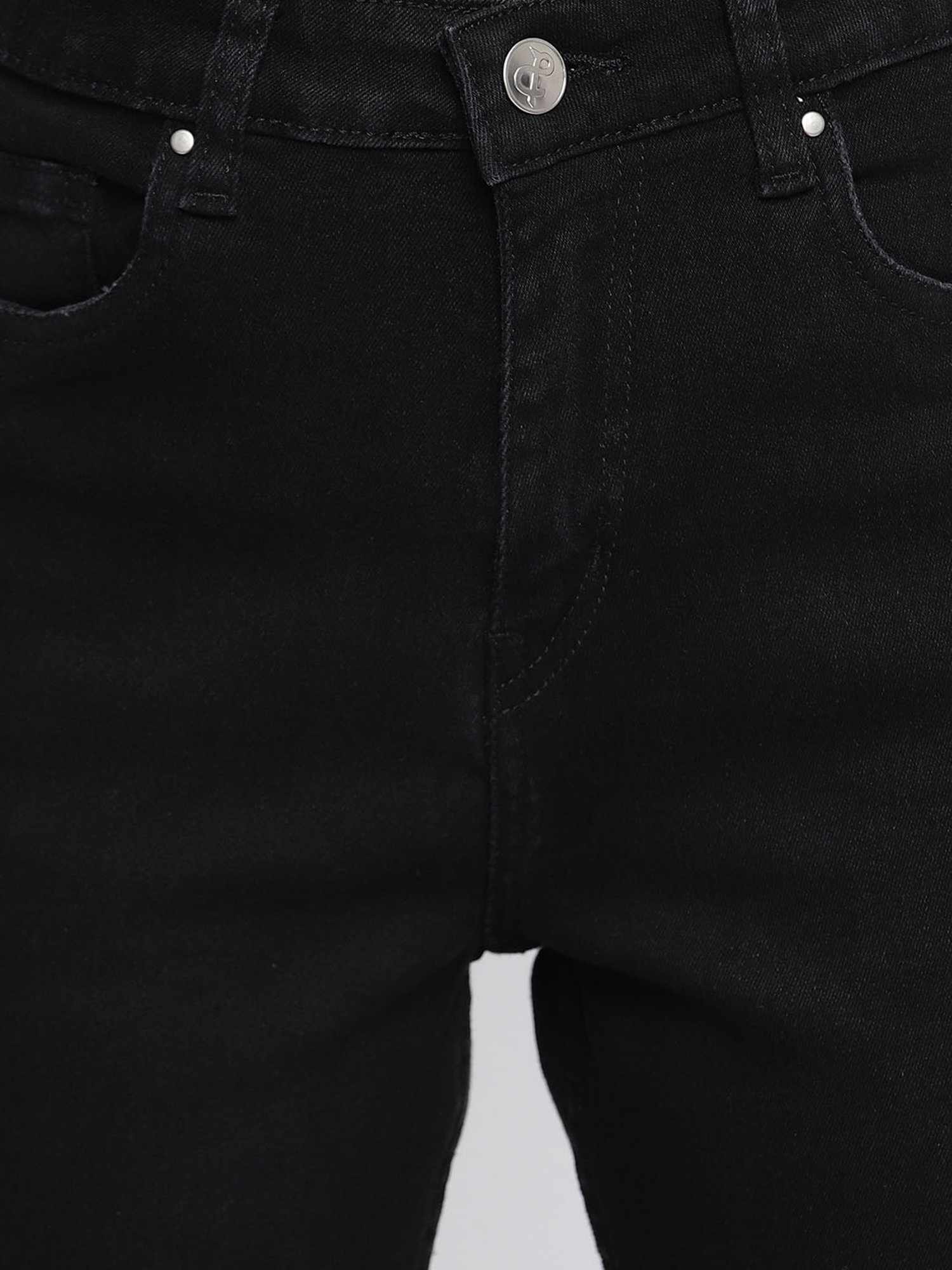 Tales & Stories Black Skinny Fit Jeans