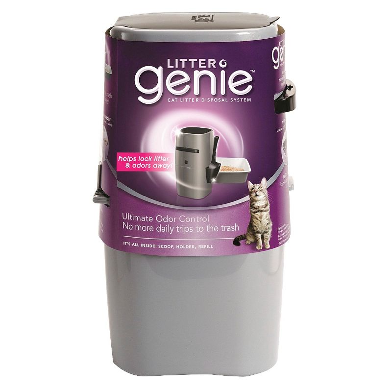Litter Genie Ultimate Cat Litter Disposal System, Pail with Refill and Scoop