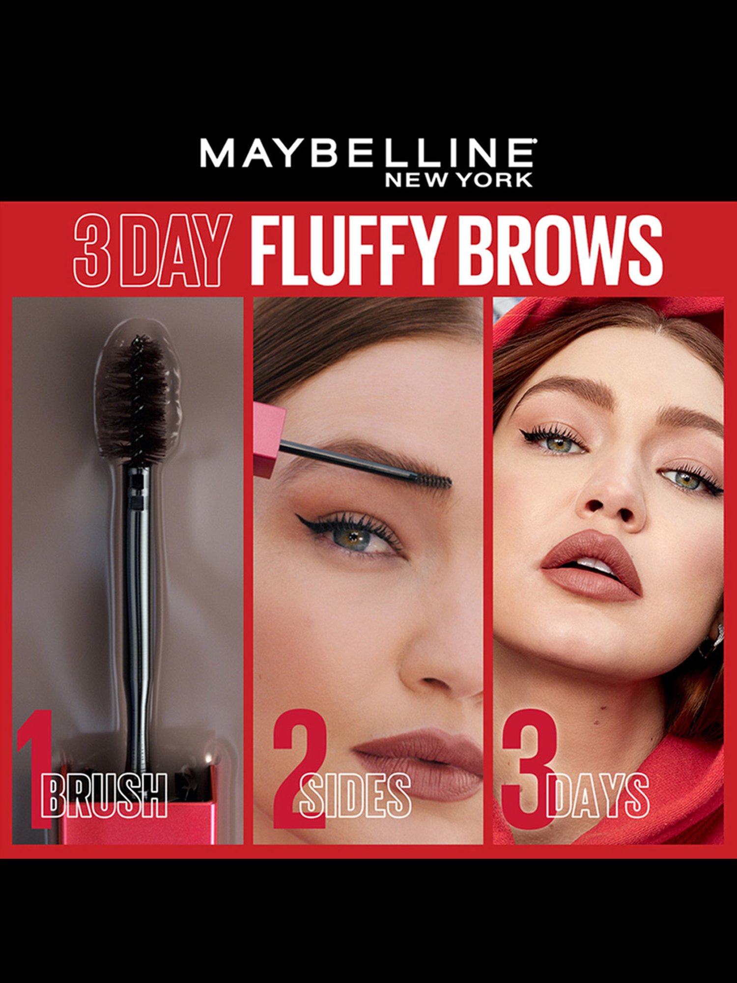 Maybelline New York Tattoo Brow 3 Day Styling Brow Gel - Warm Brown,6ml