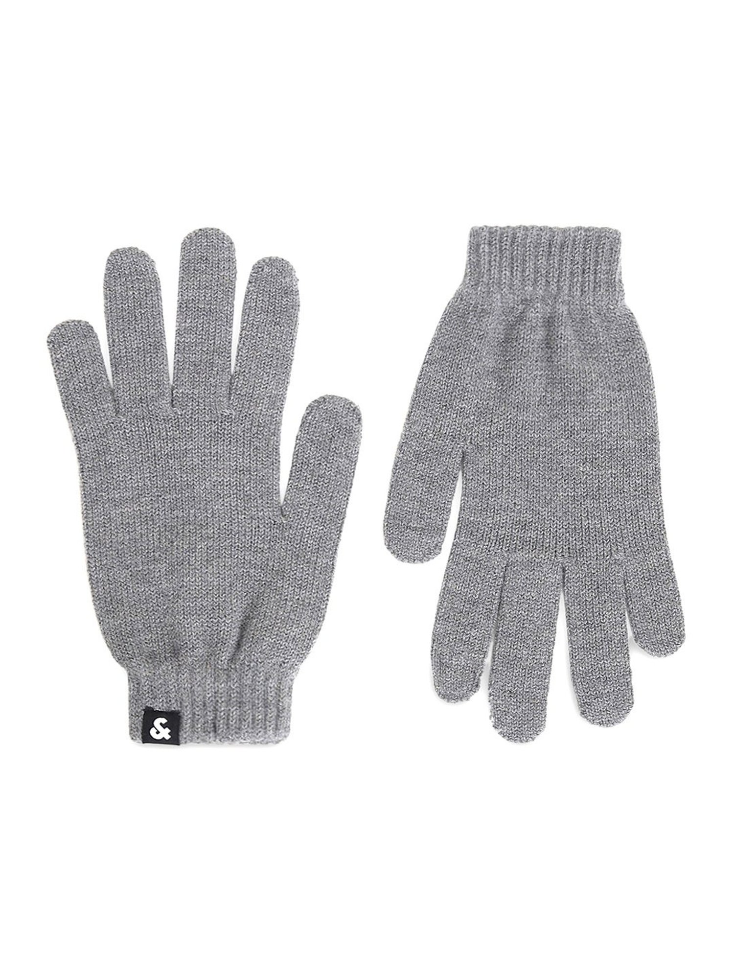 Royal Enfield Black Leather Solid Gloves