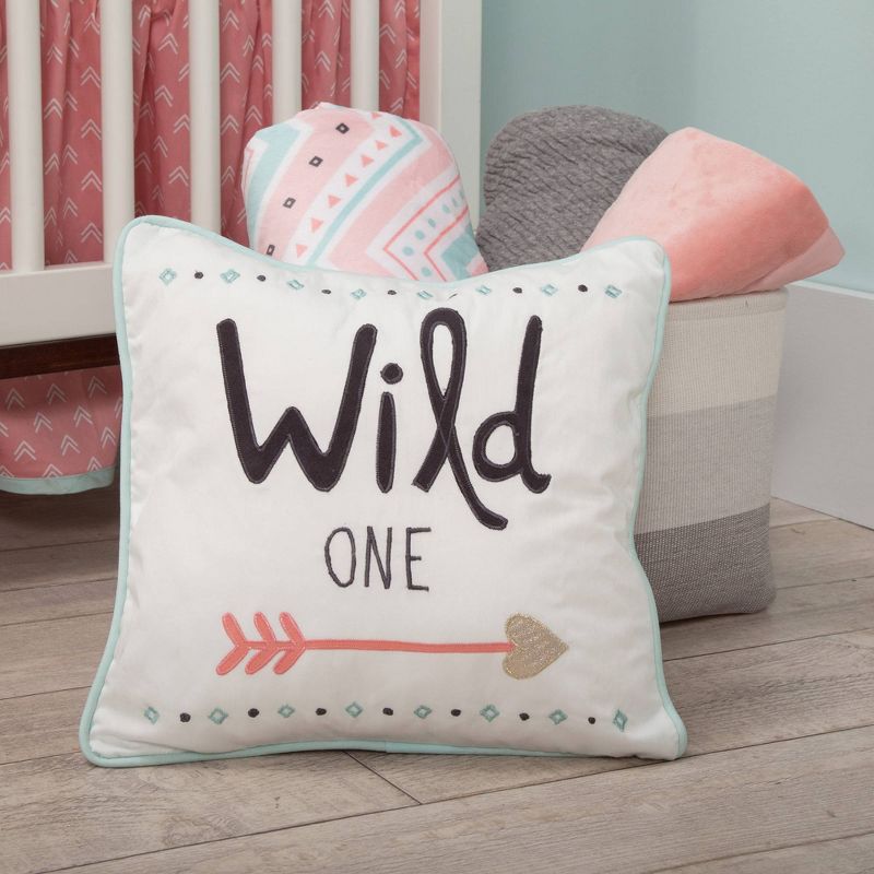 Little Love by NoJo Goat Throw Pillow