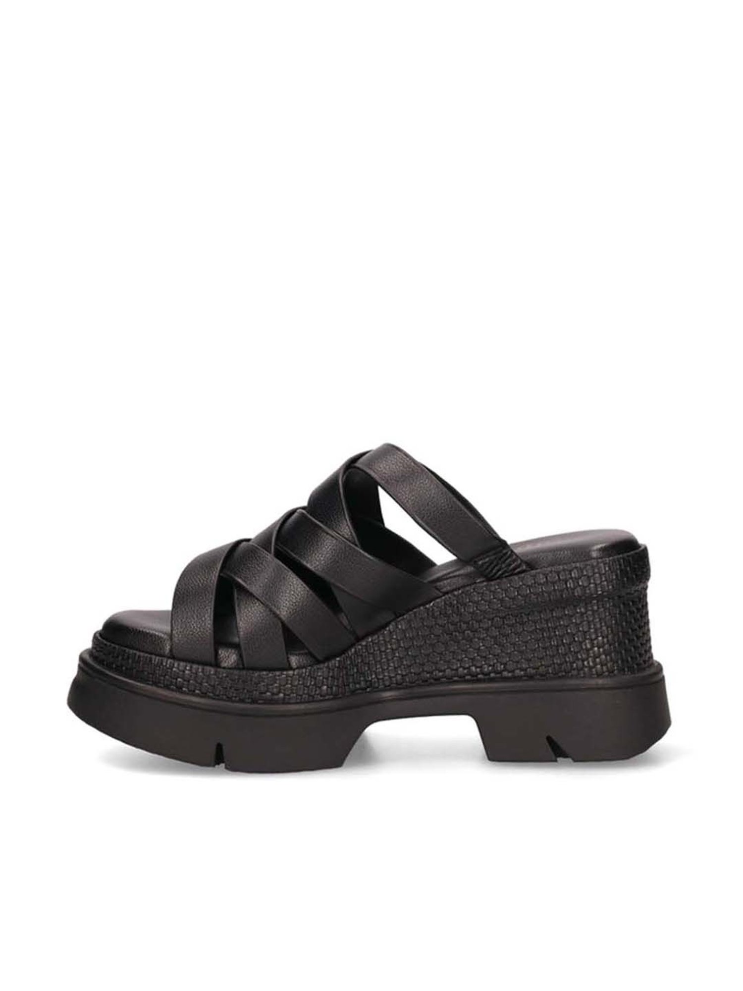 BAGATT Women's Trish Black Casual Sandals