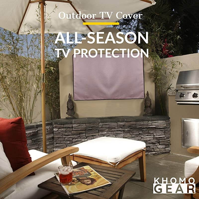 Outdoor TV Cover - Titan Series - Universal Weatherproof Protector for 40 - 42 Inch TV - Fits Most Mounts & Brackets