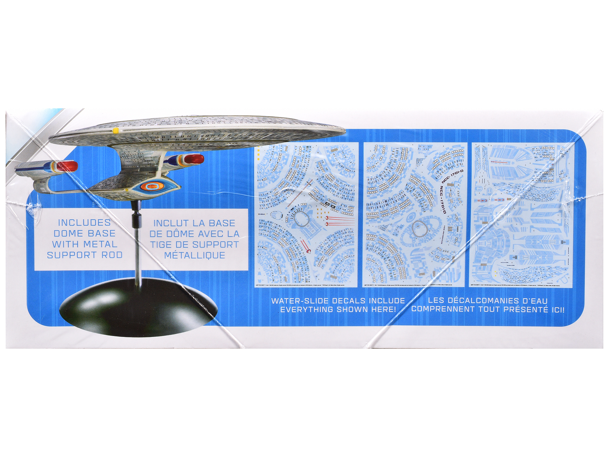 Skill 2 Model Kit U.S.S. Enterprise NCC-1701 Refit Starship "Star Trek" 1/537 Scale Model by AMT