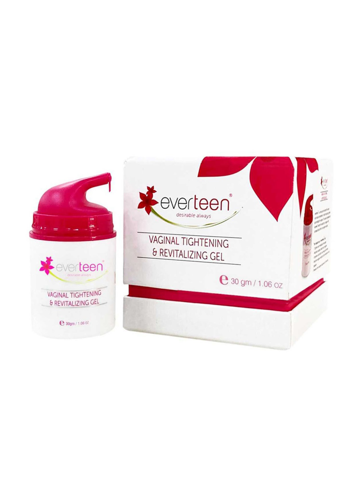 everteen Vaginal Tightening & Revitalizing Gel Small for Women - 30 gm Each (Pack of 2)