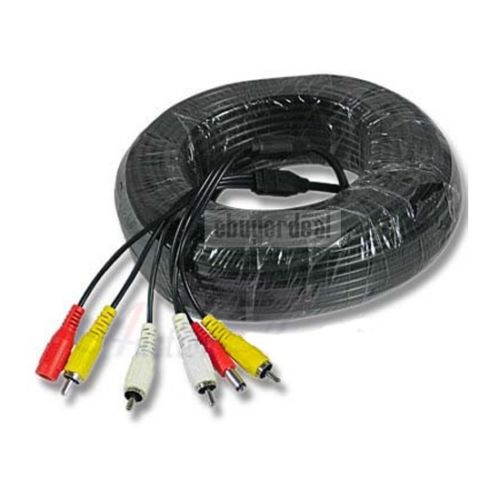 iKKEGOL 30M 98ft BNC CCTV Camera 12V Powered Video Extension Cable for DVR Security Camera