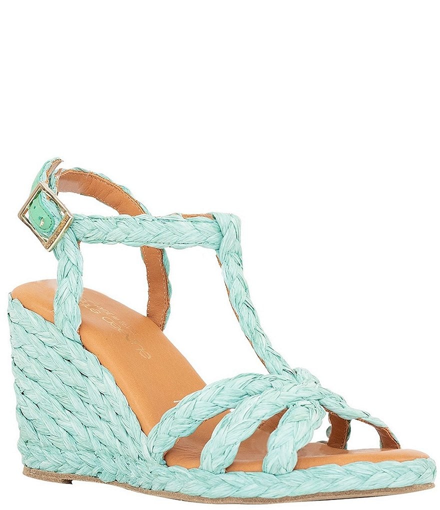 Andre Assous Madina Woven Raffia Espadrille Sandals