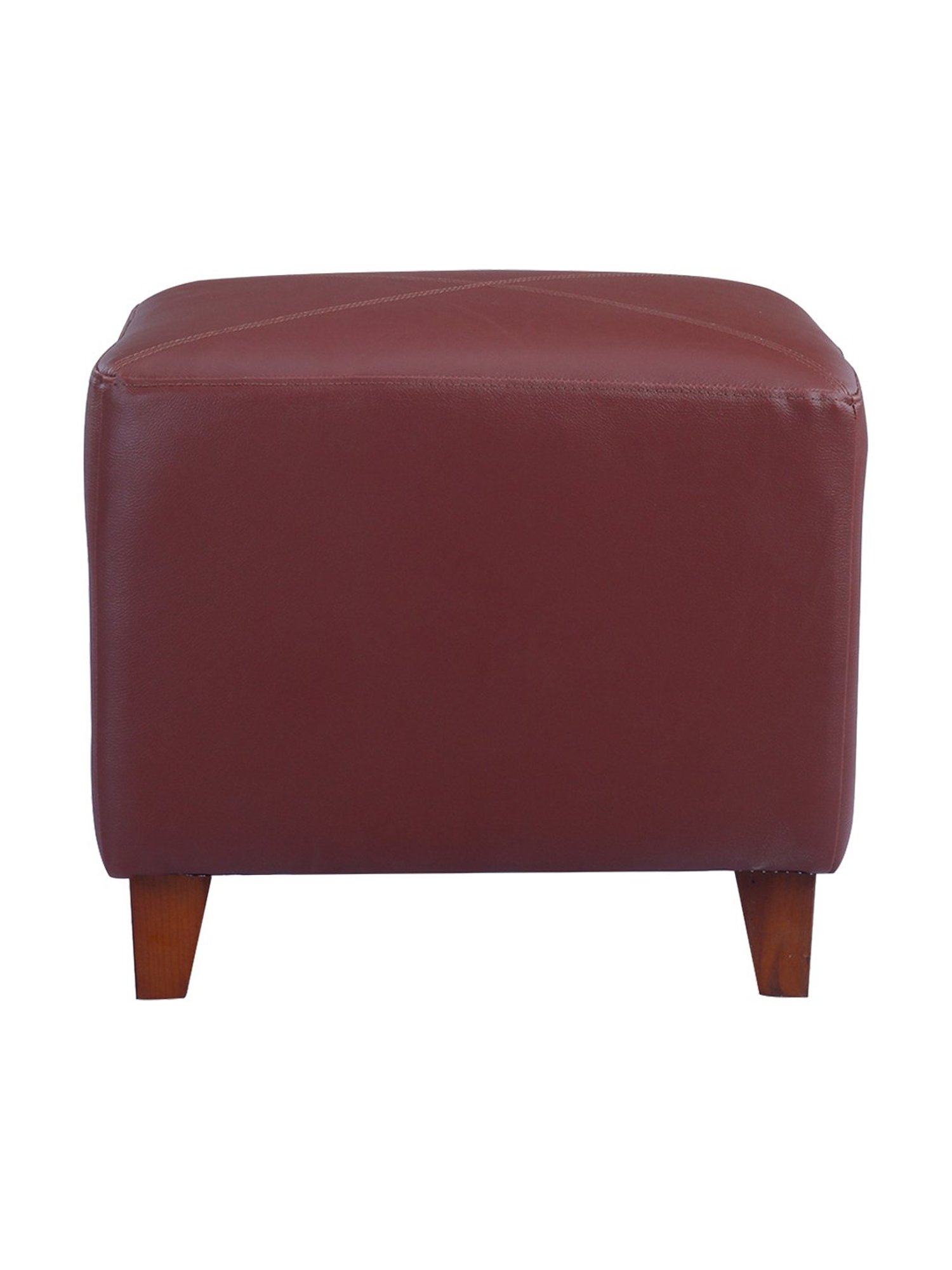 Chumbak Spring Marigold Floral Green Mango Wood Modern Trunk Storage Ottoman