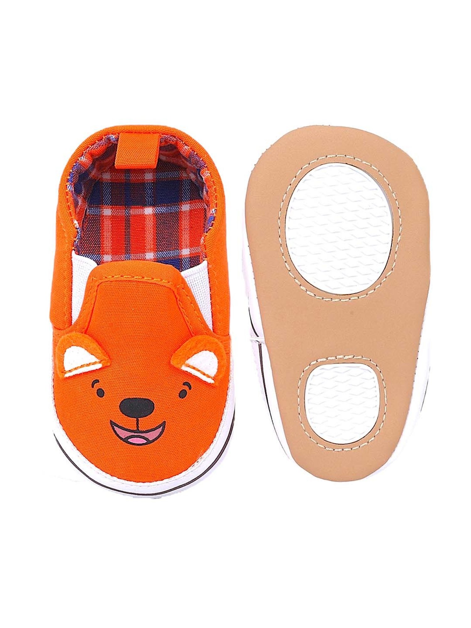 Baby Moo Kids Orange Casual Slip-Ons