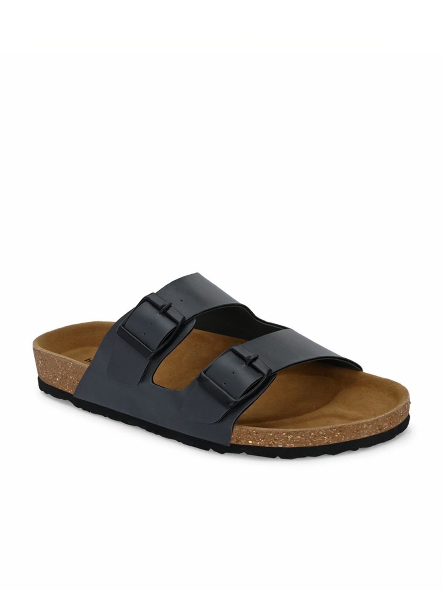 Hoversole Men's Grey Cork Casual Sandals