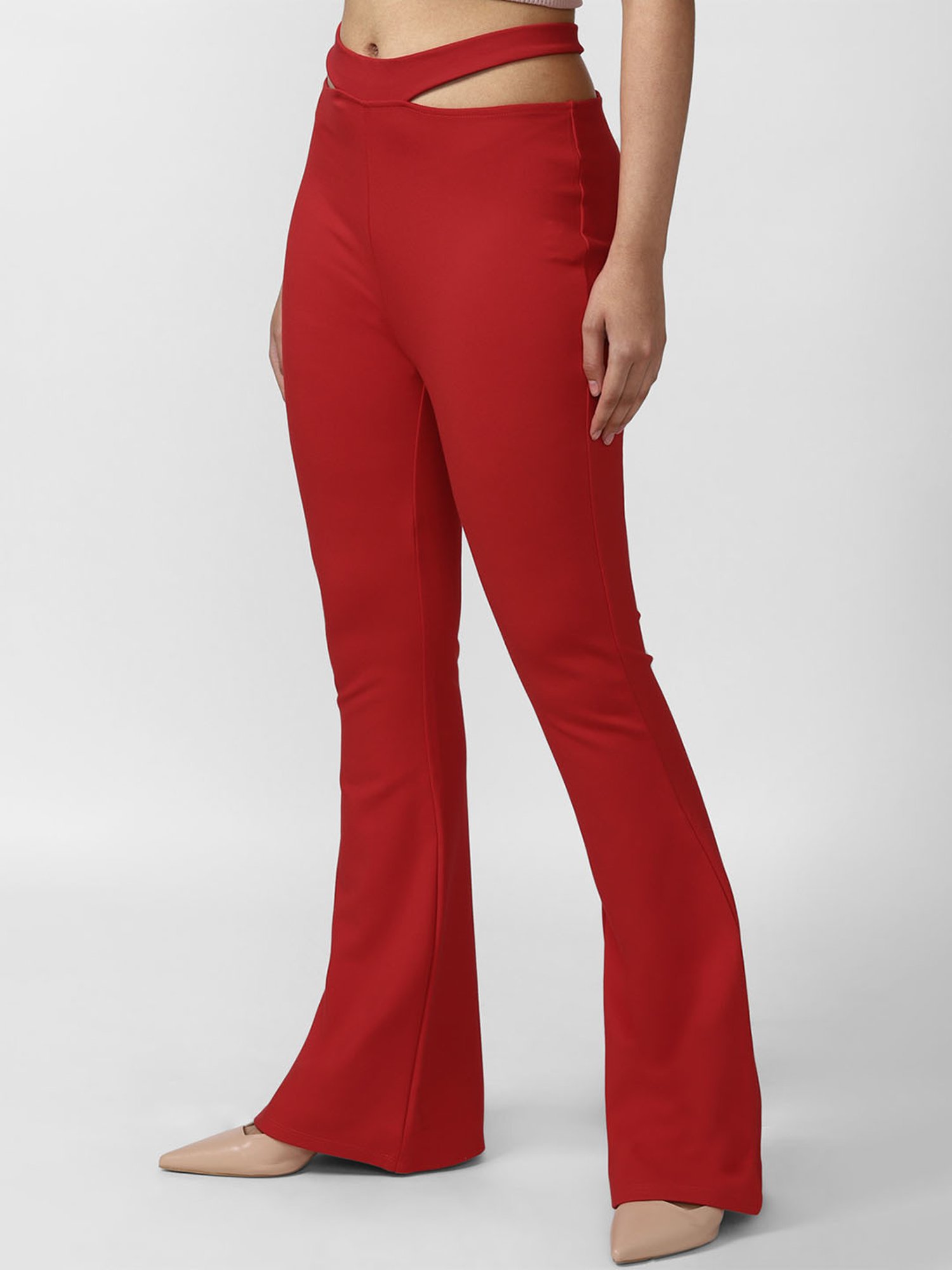 Forever 21 Red Mid Rise Pants
