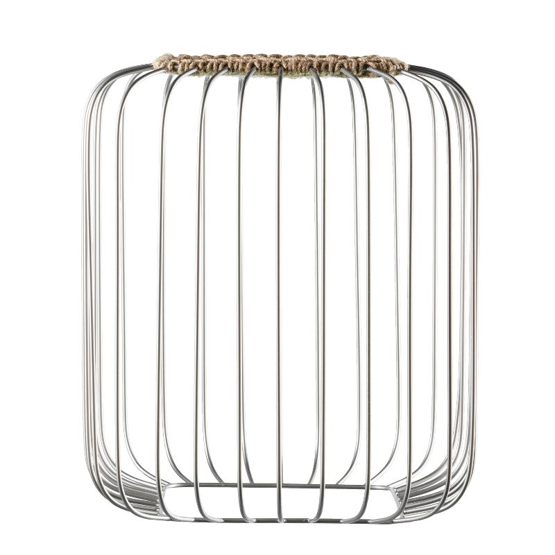 Kochi Jute Accent Table Silver - Holly & Martin