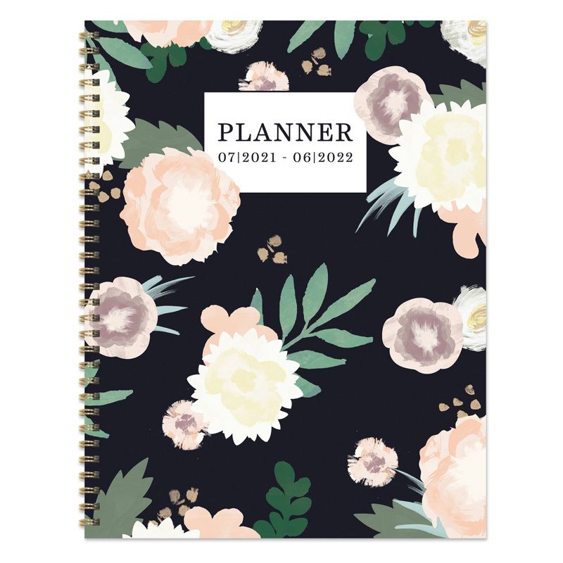 Undated Teacher Planner 8.5" x 11" Large Weekly Lesson Plan Book Botanical Floral - TF Publishing