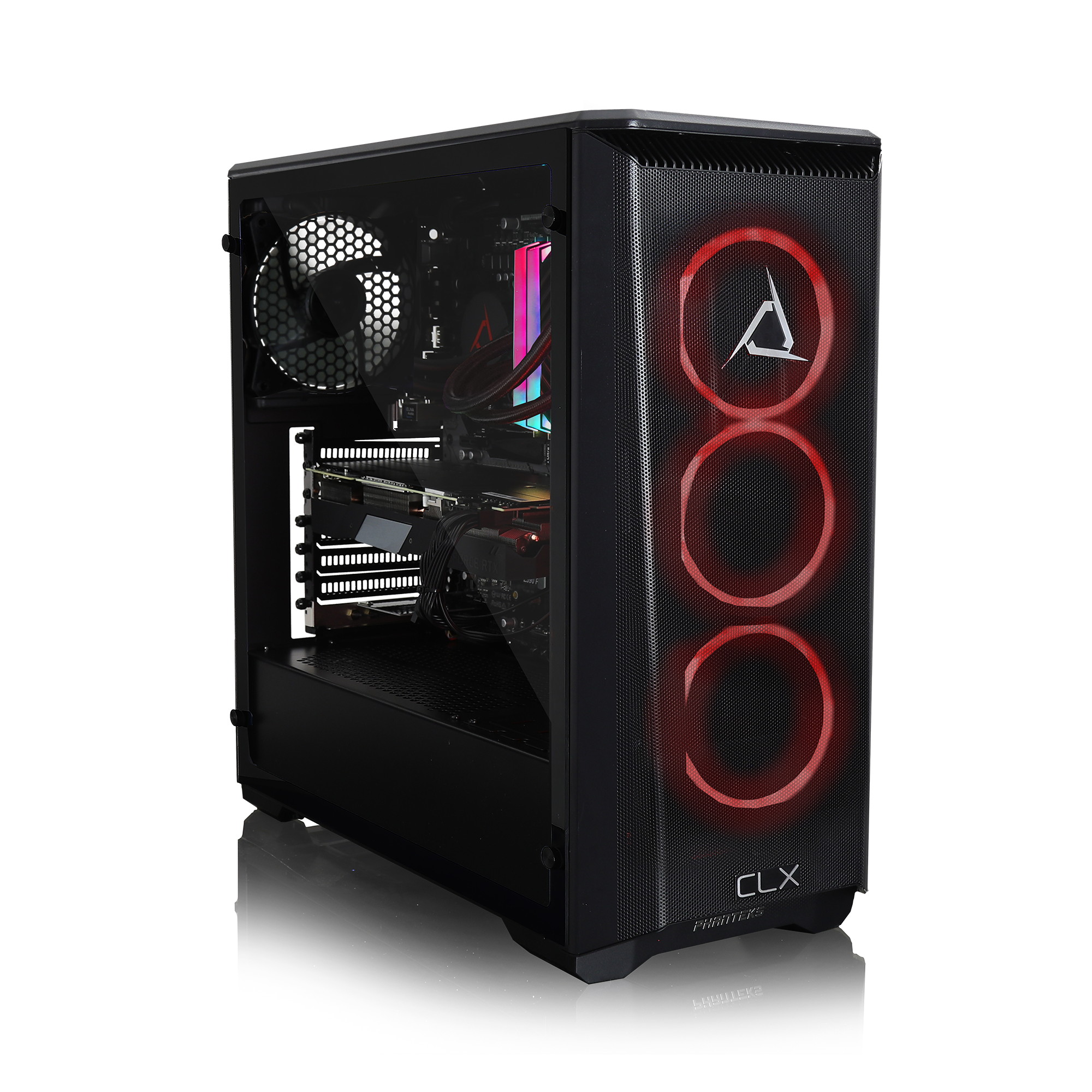 CLX SET Gaming Desktop - Intel Core i9 10850K Processor, 32GB DDR4 Memory, NVIDIA GeForce RTX 3080 Graphics, 960 GB SSD, 4 TB HDD, WiFi, Windows 10 Home 64-bit