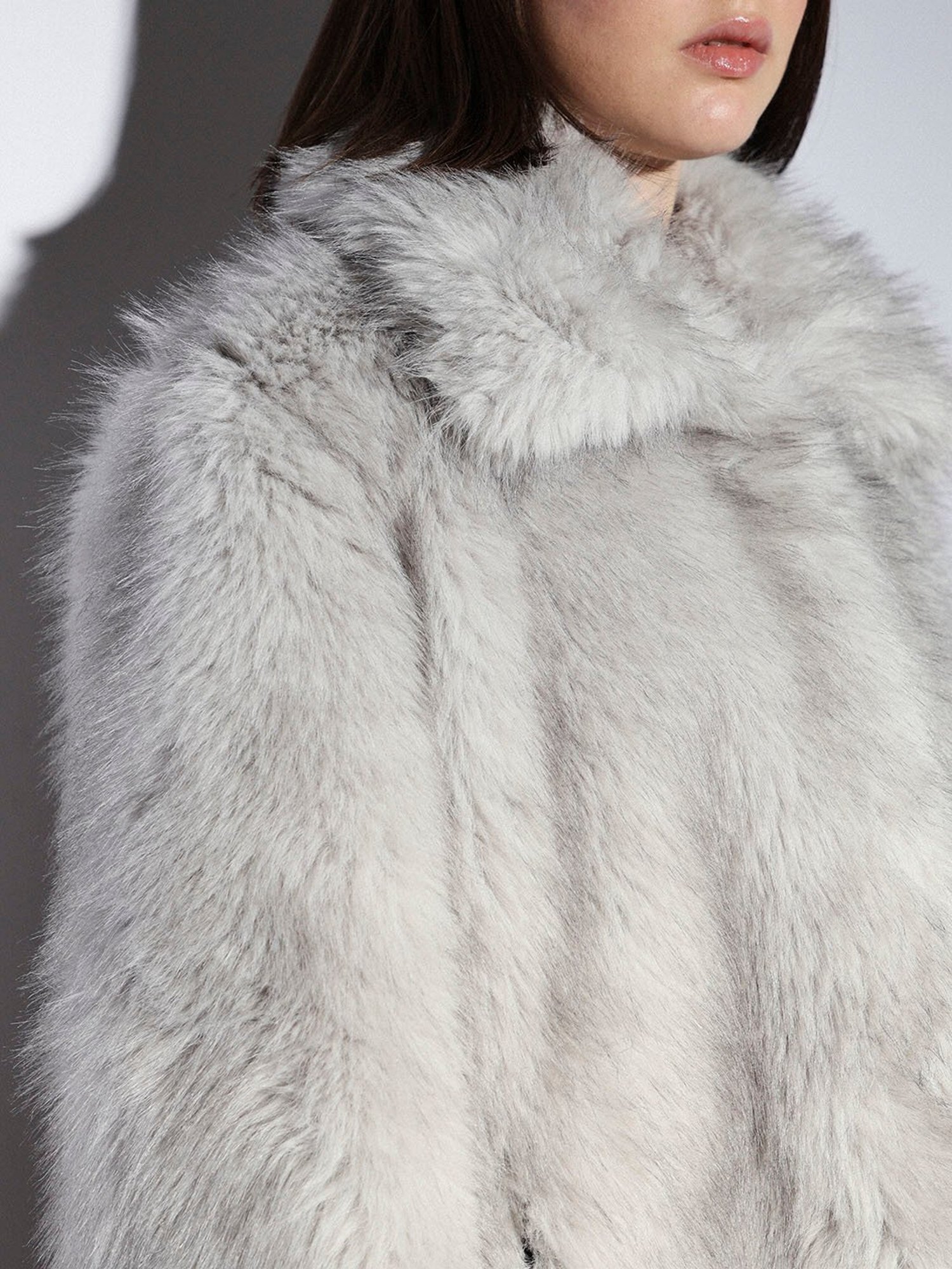 Only Grey Self Design Jacket