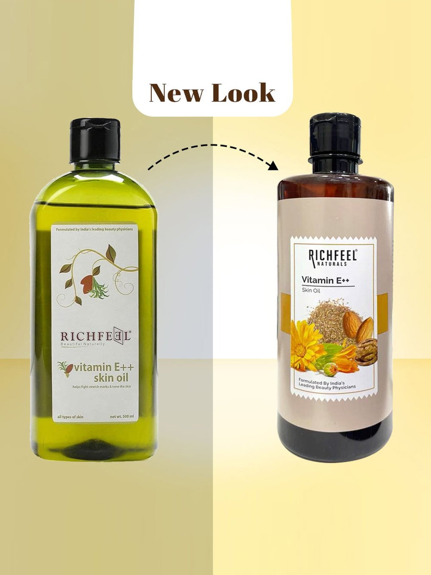 Richfeel Vitamin E ++ Skin Oil - 500 ml