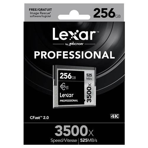 Lexar 256GB Professional 3500x CFast 2.0 Memory Card #LC256CRBNA3500