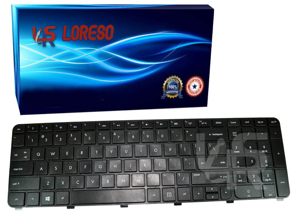 Loreso Laptop Keyboard HP ENVY DV7-7000 DV7T-7000 698783-001 681980-001 - Black