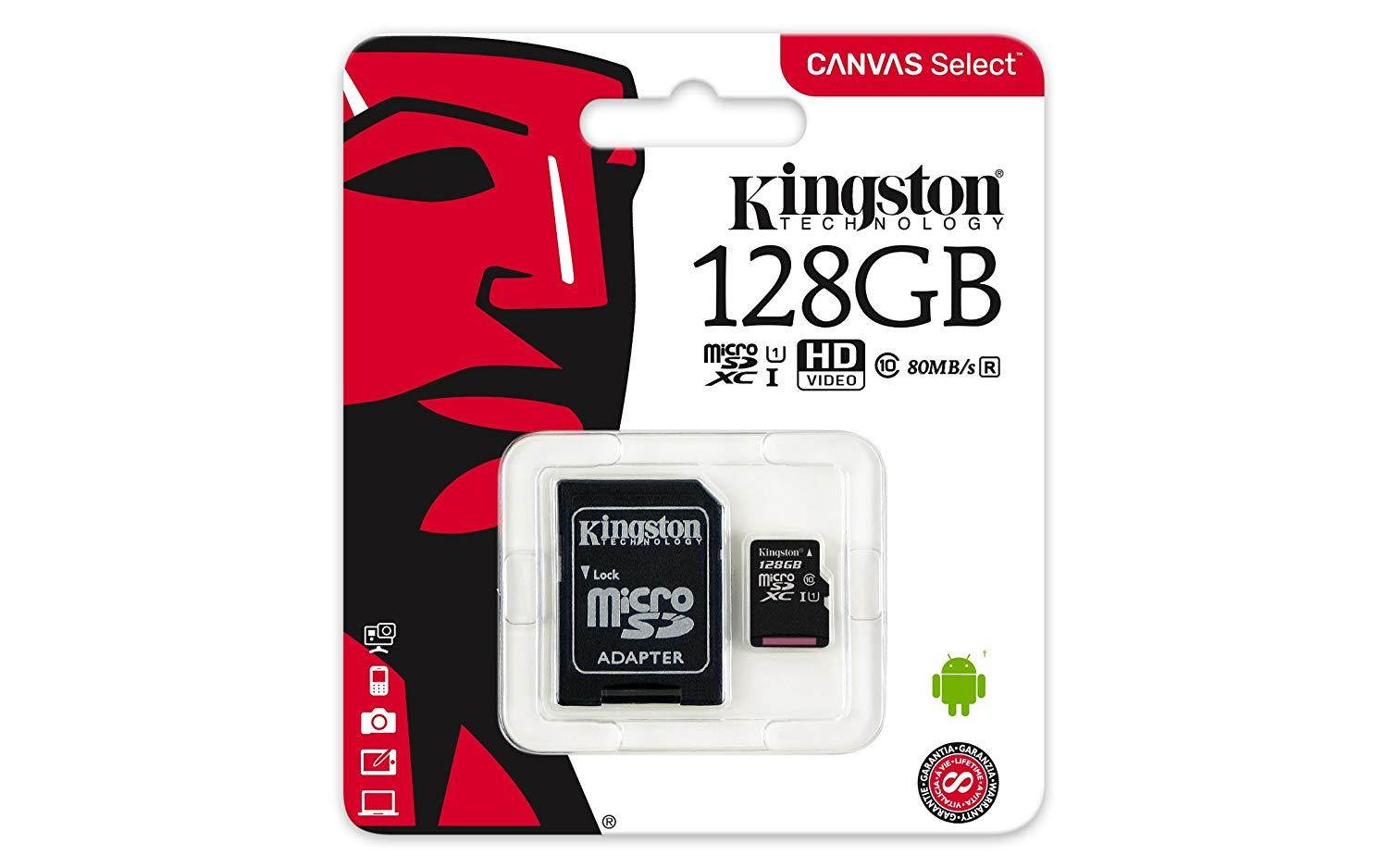128GB microSDXC Canvas Select