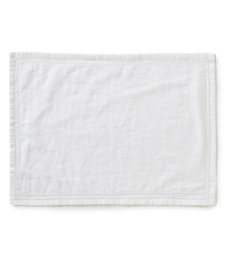 Southern Living Double-Hem-Stitched Linen Placemat