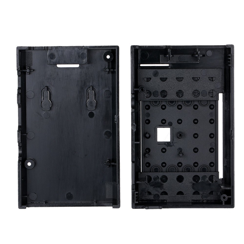 ABS Protective Case Shell Enclosure Cover Box Camera Frame for Raspberry Pi 3/2 Model B+ Plus Black