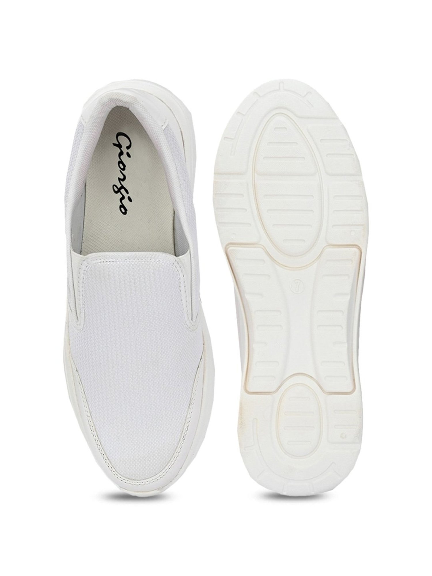 Giorgio Men's White Running Shoes