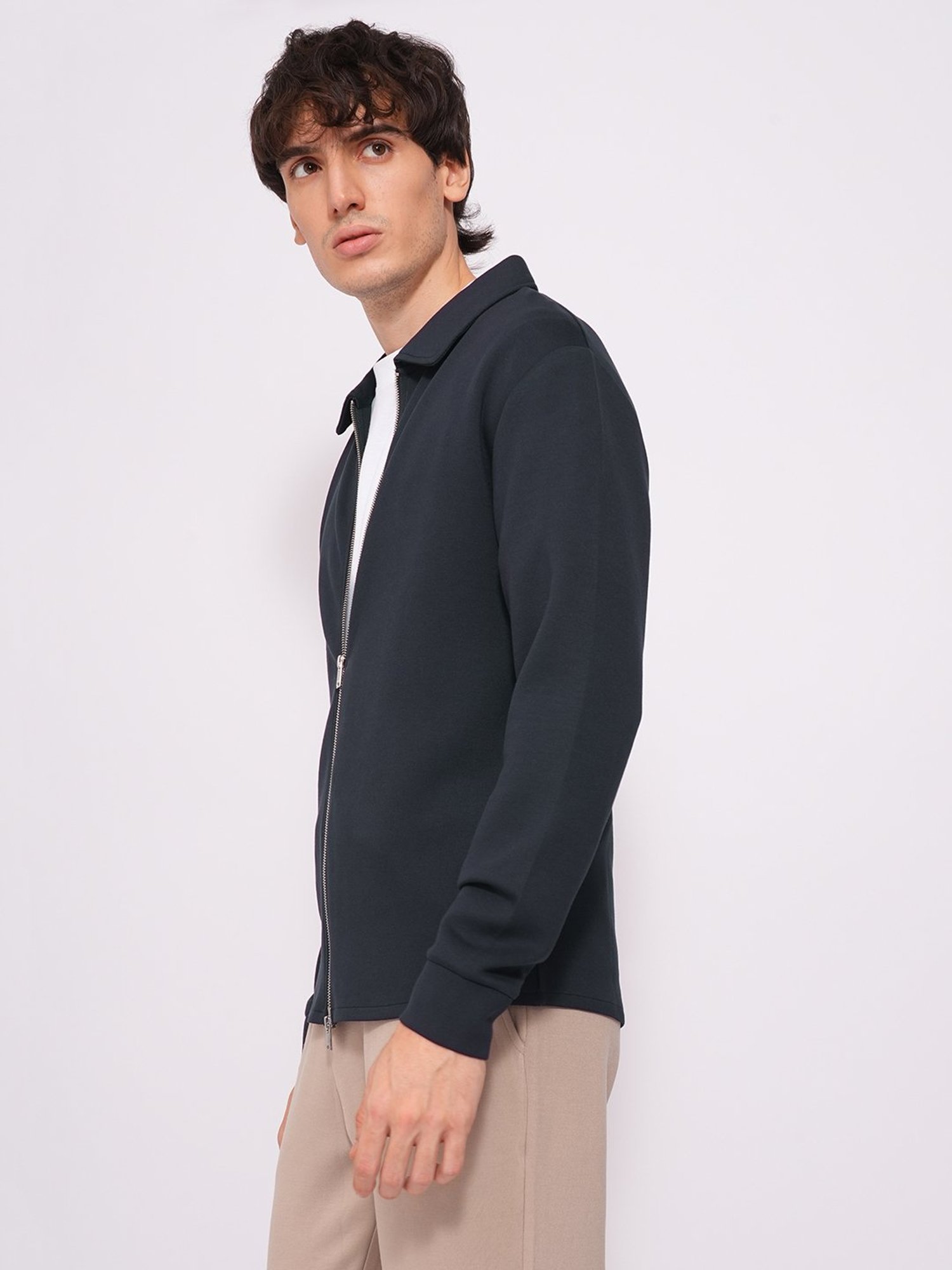 Selected Homme Blue Viscose Regular Cardigan