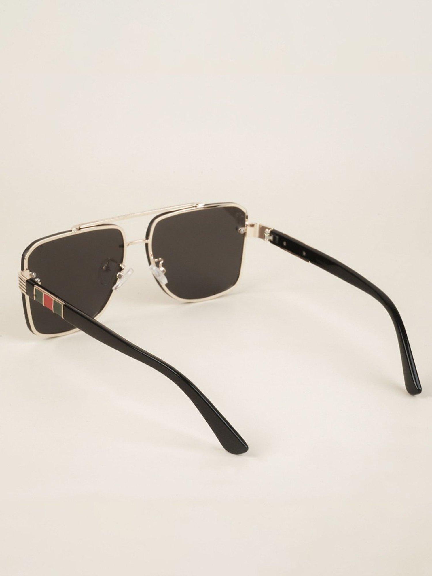 Voyage Black Wayfarer UV Protection Unisex Sunglasses