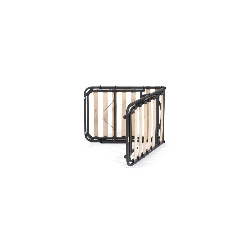 California King Wooden Slat Adjustable Head and Foot Bed Base Black - PragmaBed