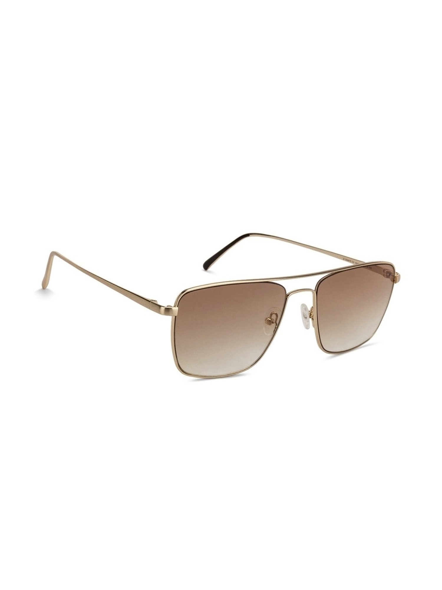 John Jacobs JJ S12473 Brown Square Sunglasses