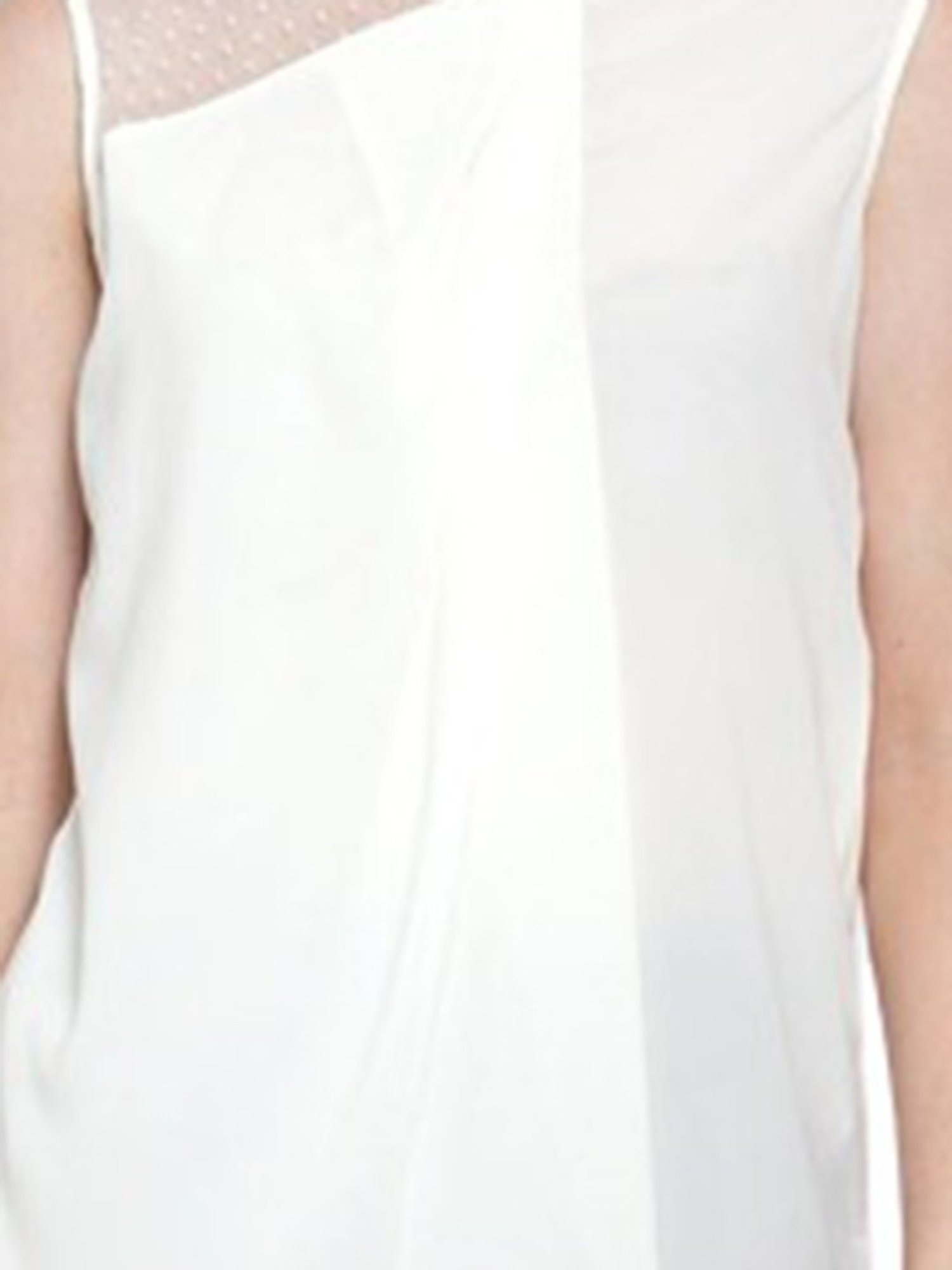 Global Republic White Regular Fit Top