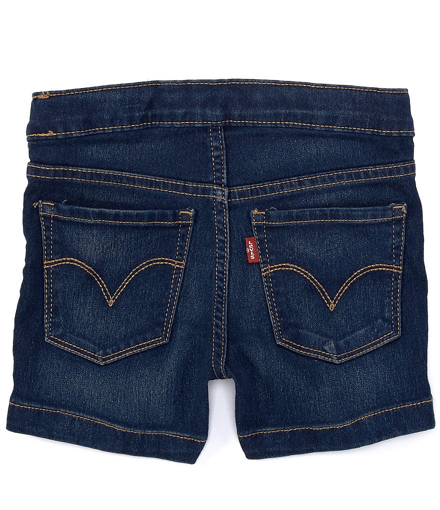 Levi's&reg; Big Girls 7-16 Pull-On Shorty Sateen Denim Shorts