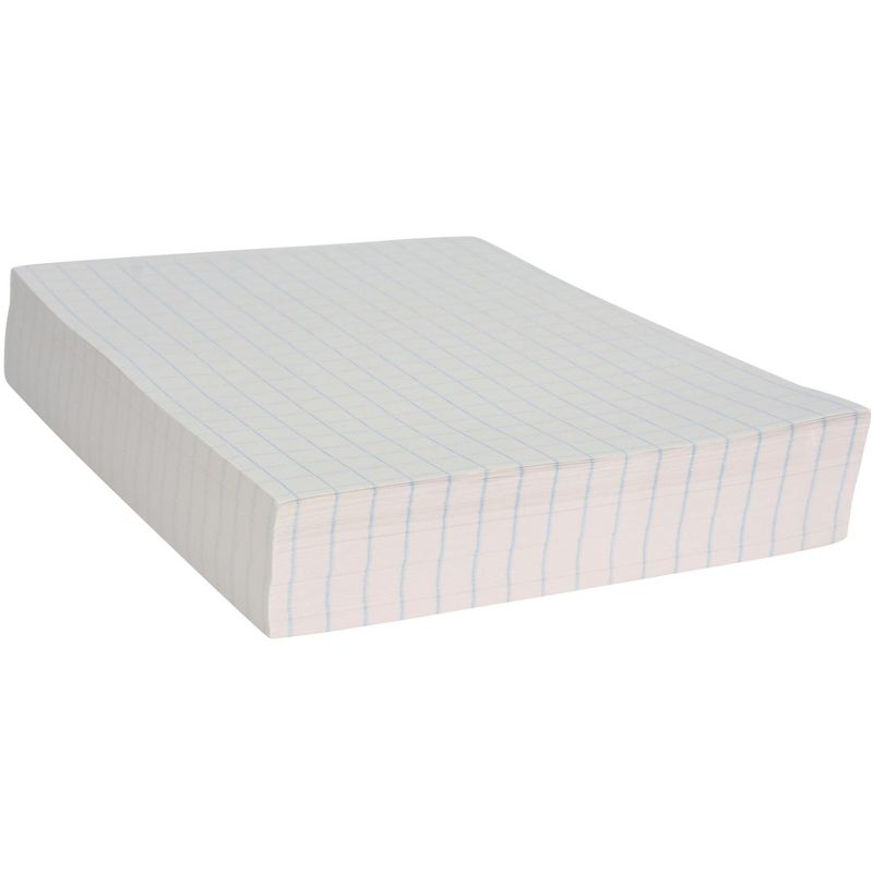 School Smart Graph Paper, 8-1/2 x 11 Inches, 1/2 Inch Rule, White, 500 Sheets