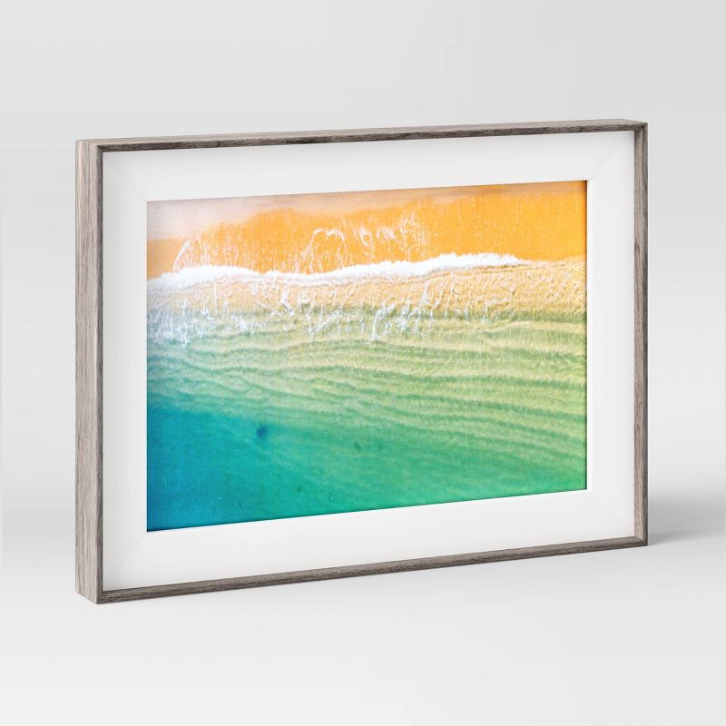 4" x 6" Slanted Step Picture Frame Gray/White - Room Essentials™