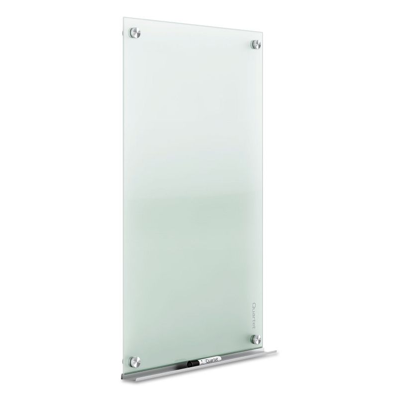 U Brands 36" Square Magnetic Dry Erase Board Silver Aluminum Frame