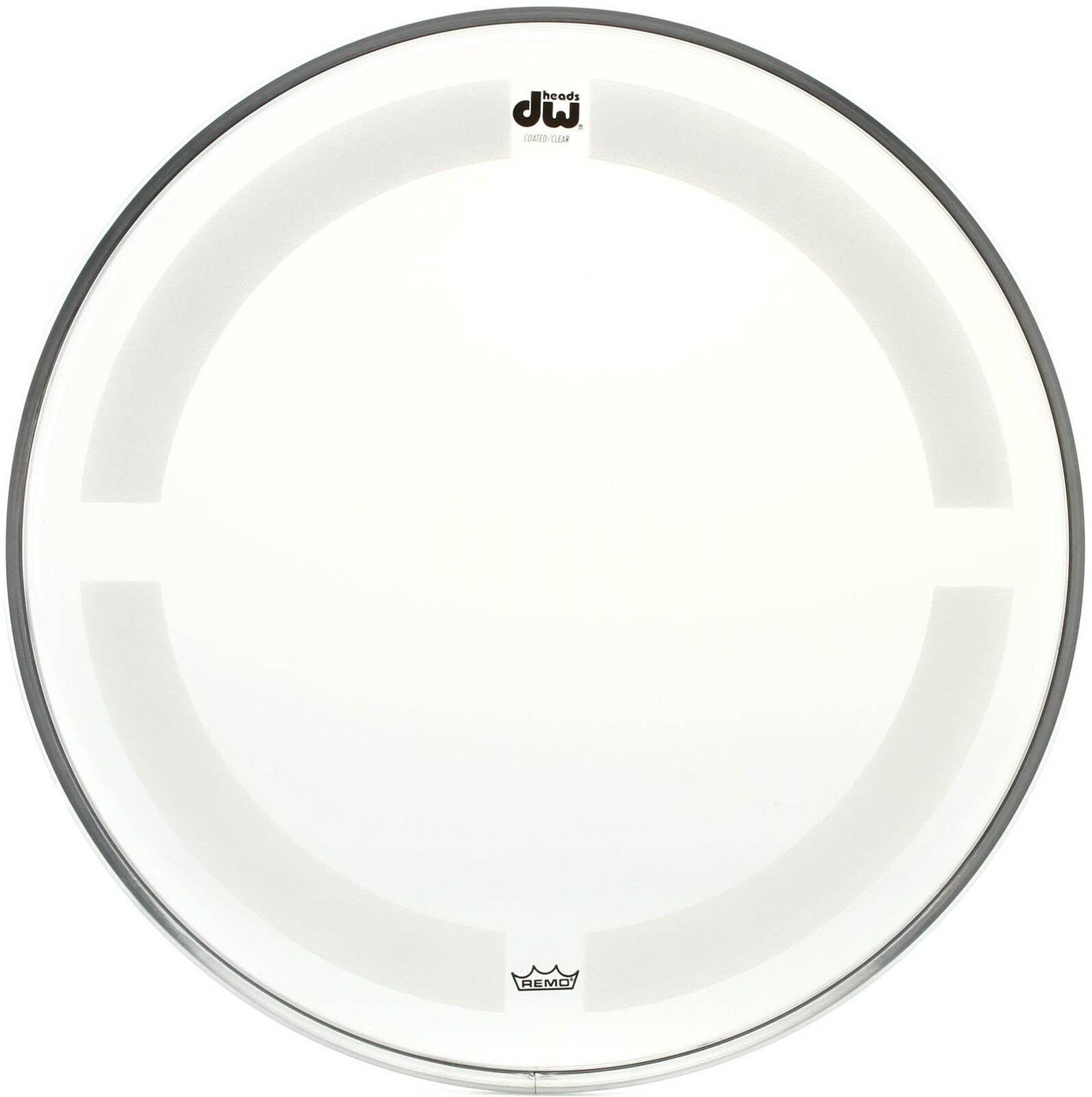 DW Coated/Clear Drumhead - 10 inch + DW DRDHCC12 - Value Bundle