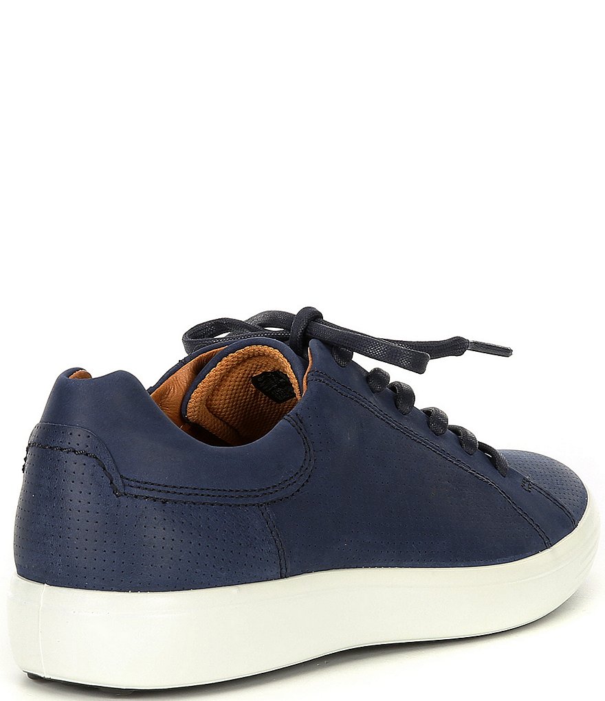 ECCO Men's Soft 7 Street Lace-Up Perforated Sneakers