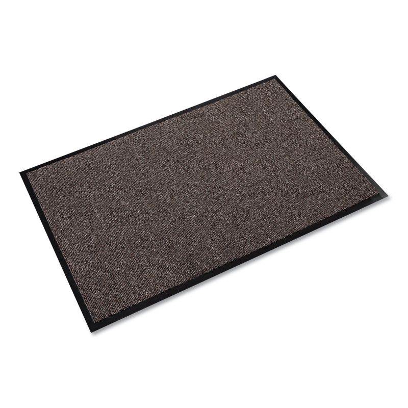 Crown WA0035BR Walk-A-Way Indoor Wiper Mat, Olefin, 36 X 60, Brown