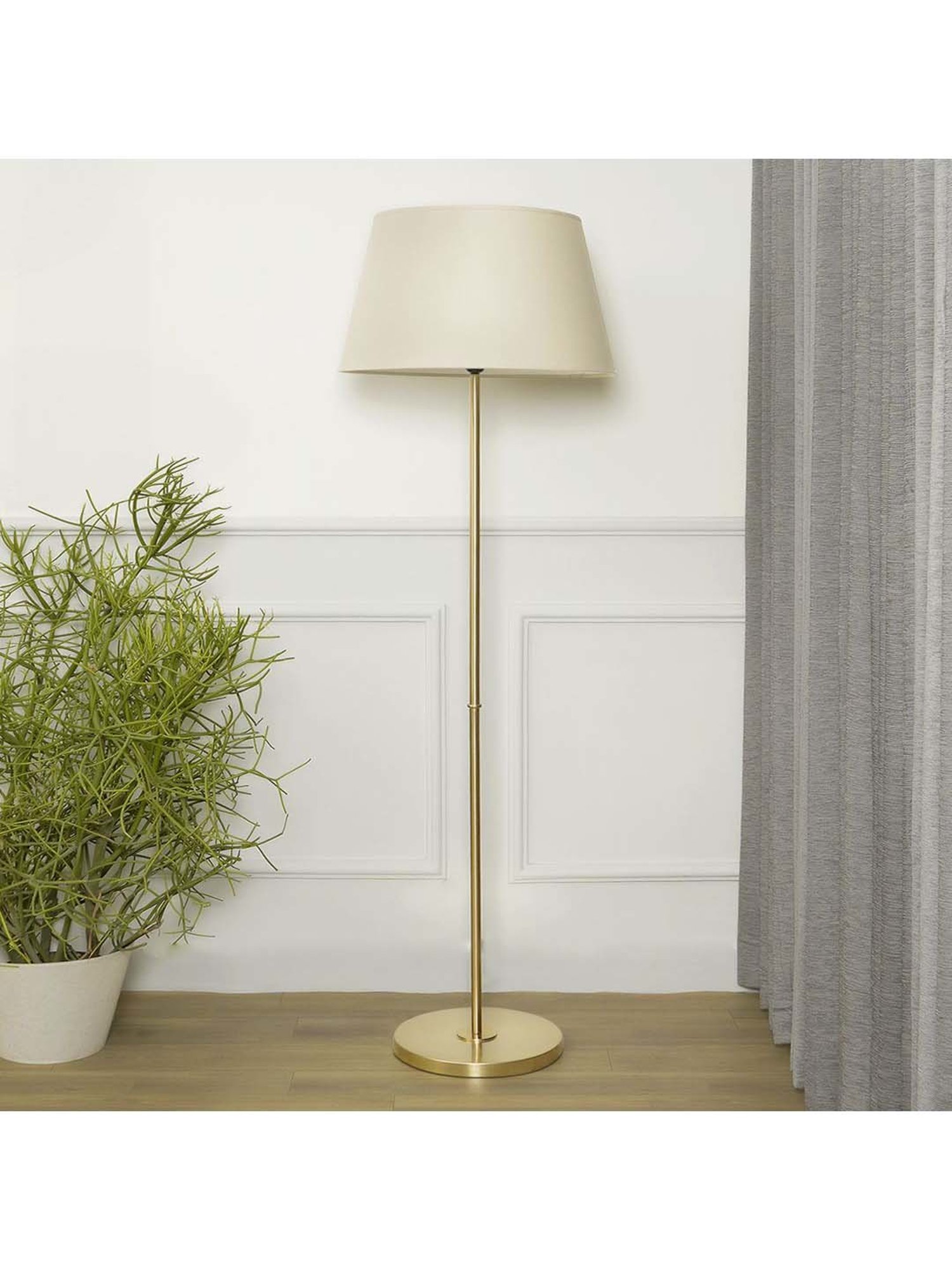 64" x 8.9" x 10.5" Smart Light Full Spectrum Floor Lamp (Includes LED Light Bulb) White - Verilux