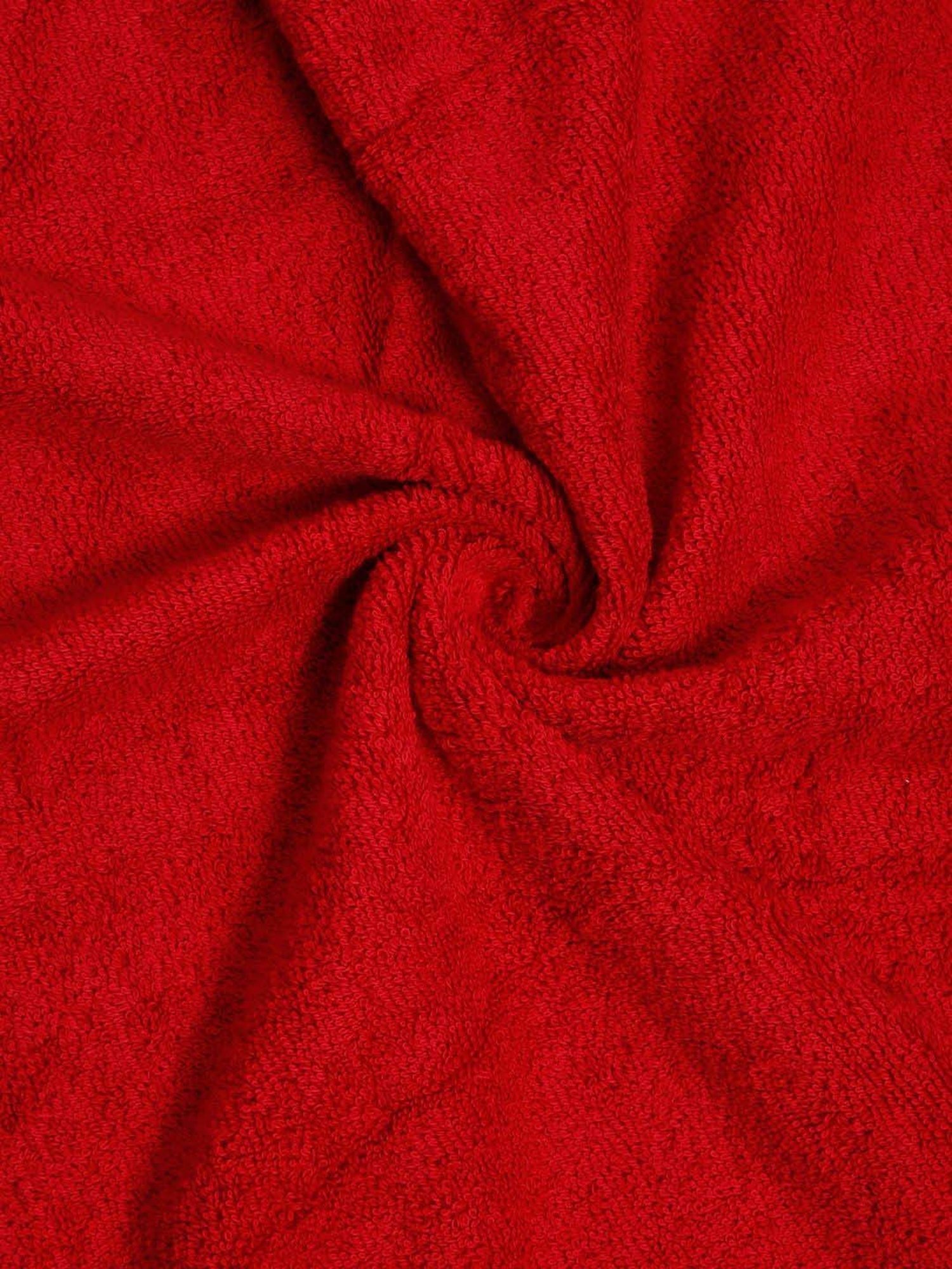 Creeva Red Cotton 450 GSM Bath Towel