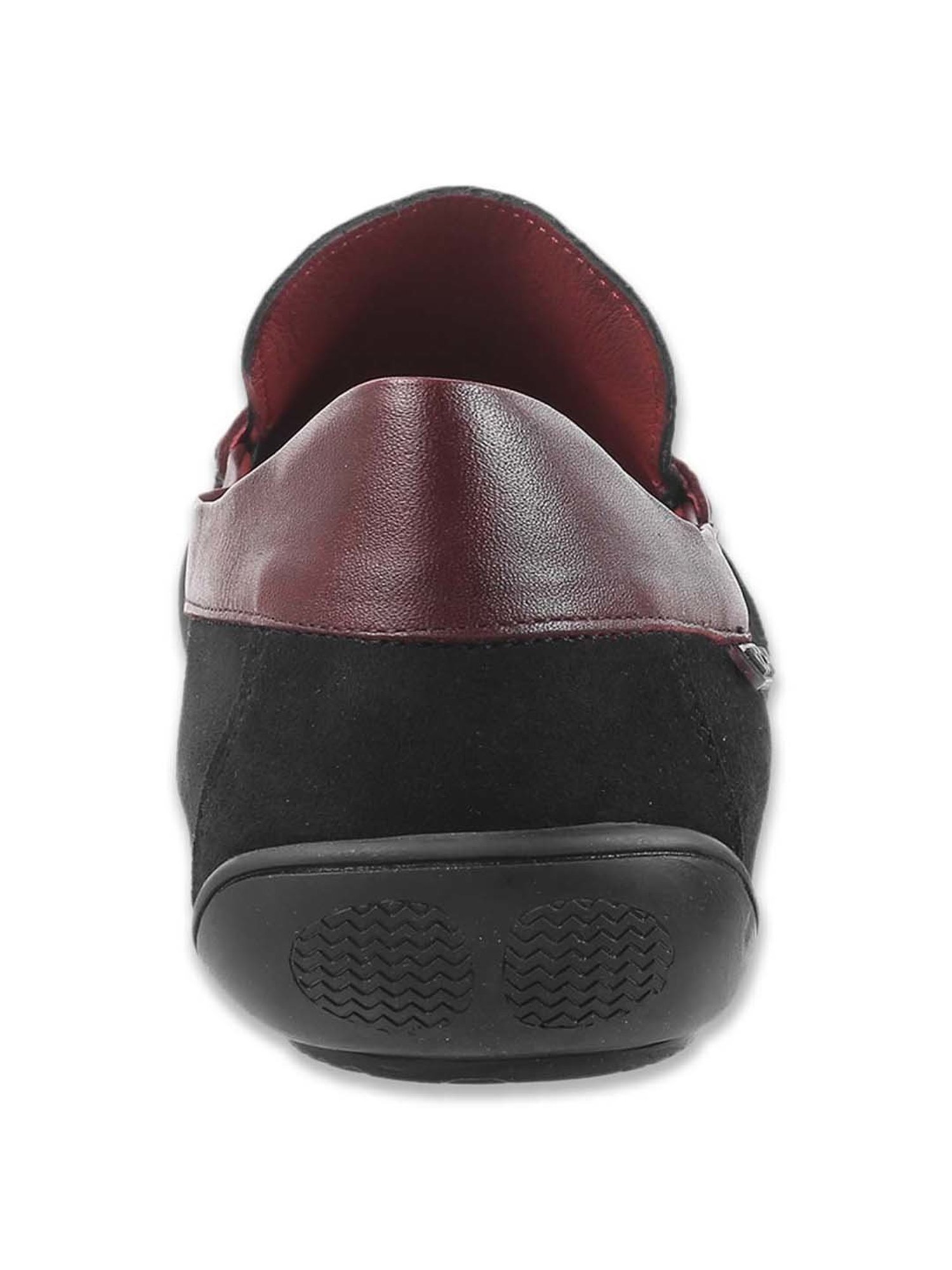 Mochi Men's Black Casual Loafers