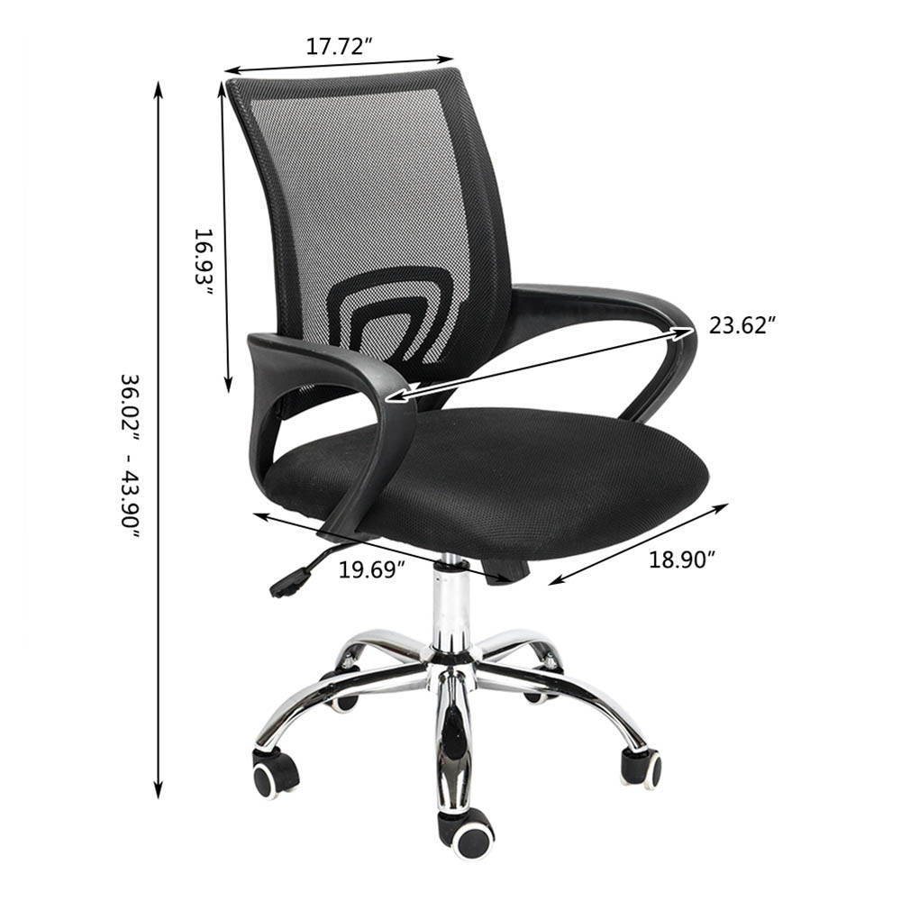 Office Chair Desk Chair Computer Chair Ergonomic Executive Swivel Rolling Chair Desk Task chair with Lumbar Support for women&men, Grey