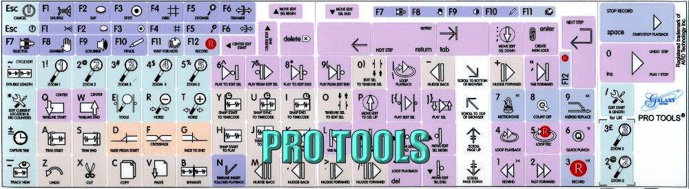 AVID PRO Tools Galaxy Series Keyboard Sticker Works with Apple