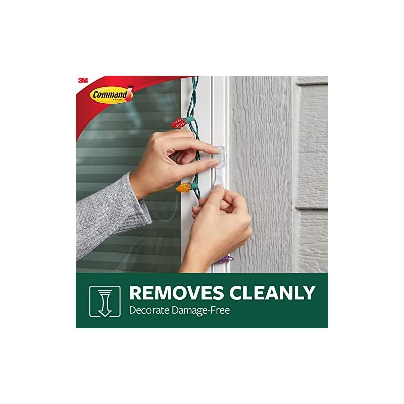 Outdoor Replacement Strips, Re-Hang Outdoor Hooks, Small, 6-packages (96 strips total) (17022AW-ES)