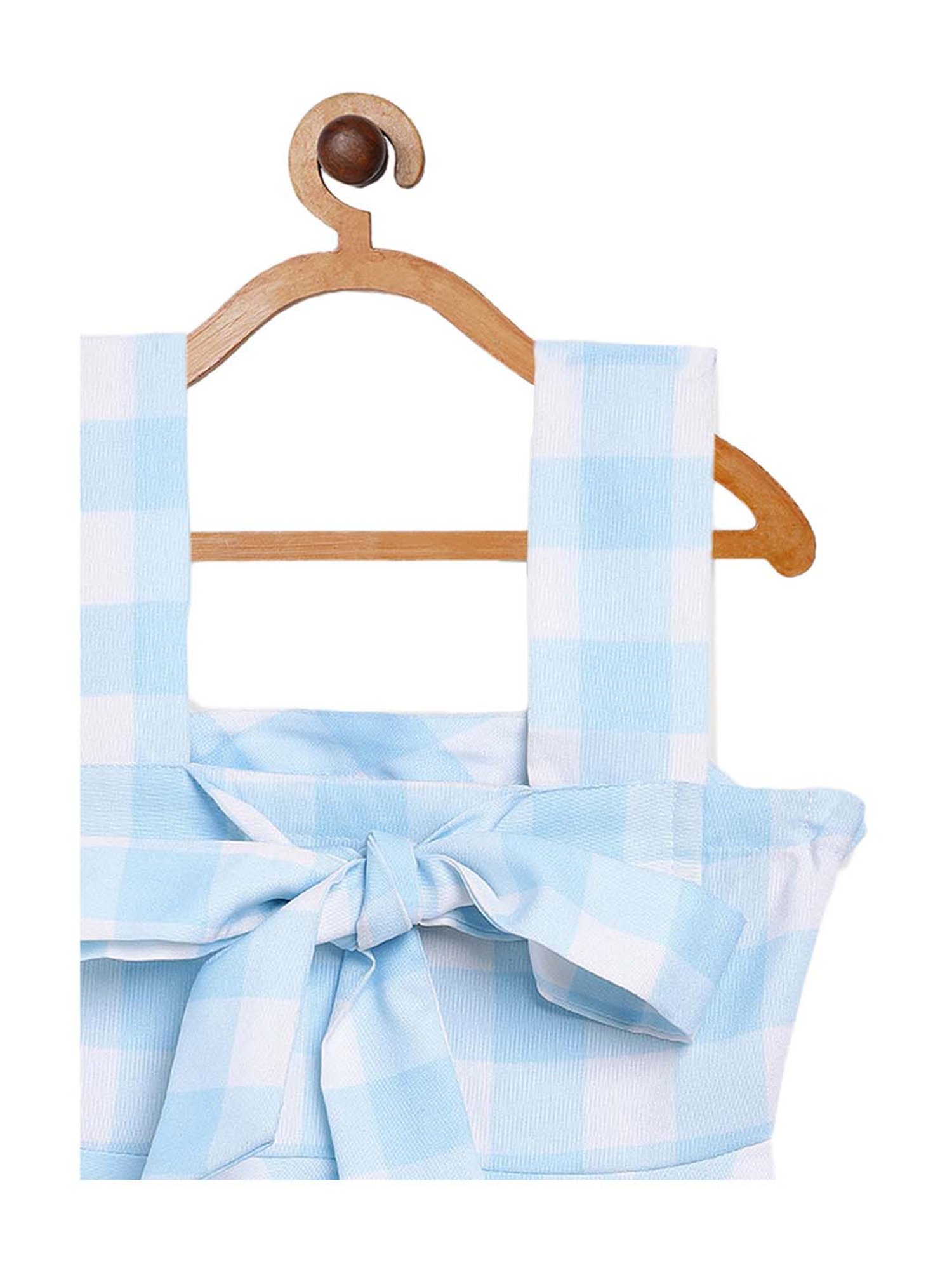 Ahalyaa Kids Multicolor Plaid Pattern Lehenga Choli