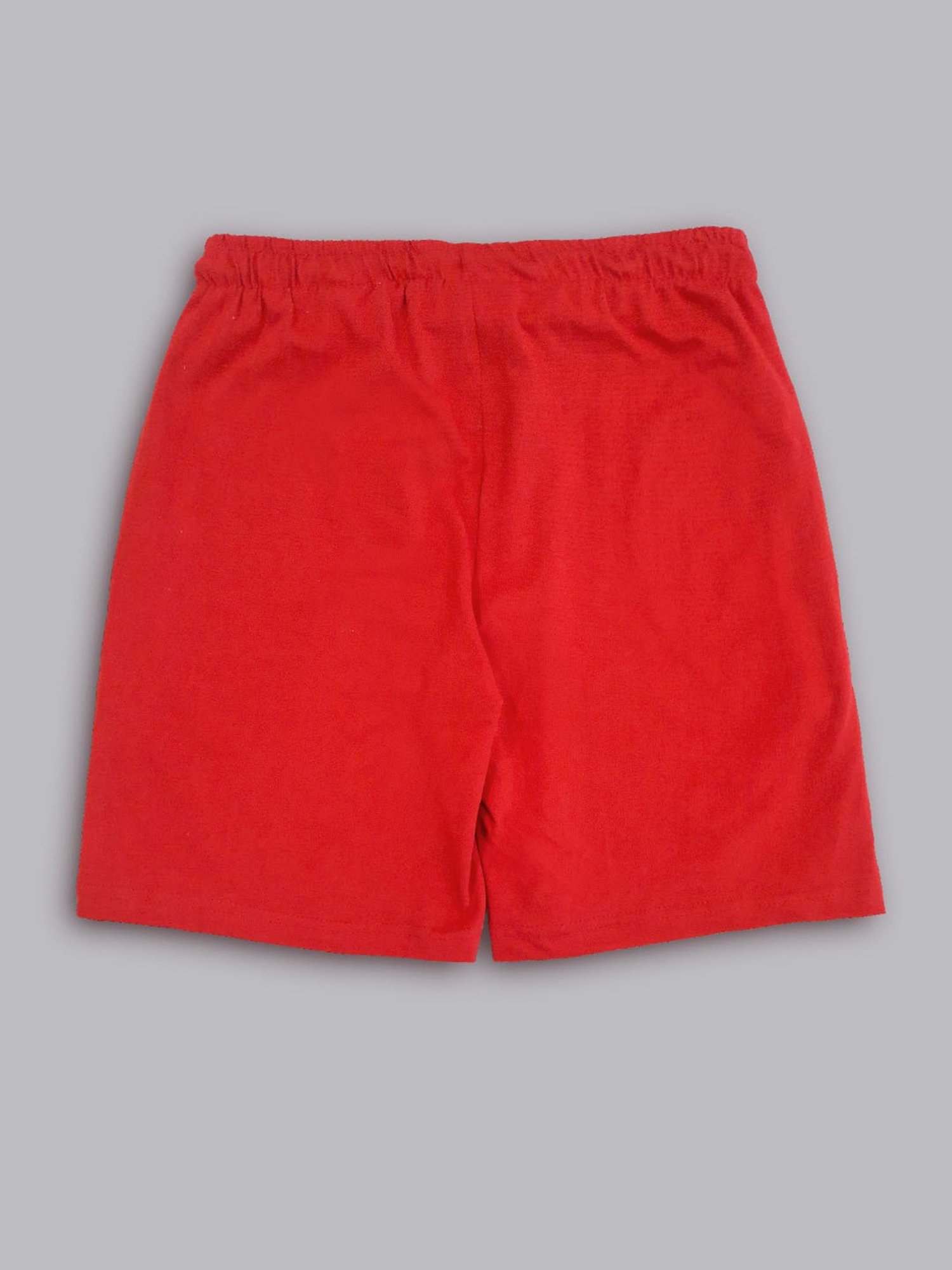 Boysville Red Printed Shorts
