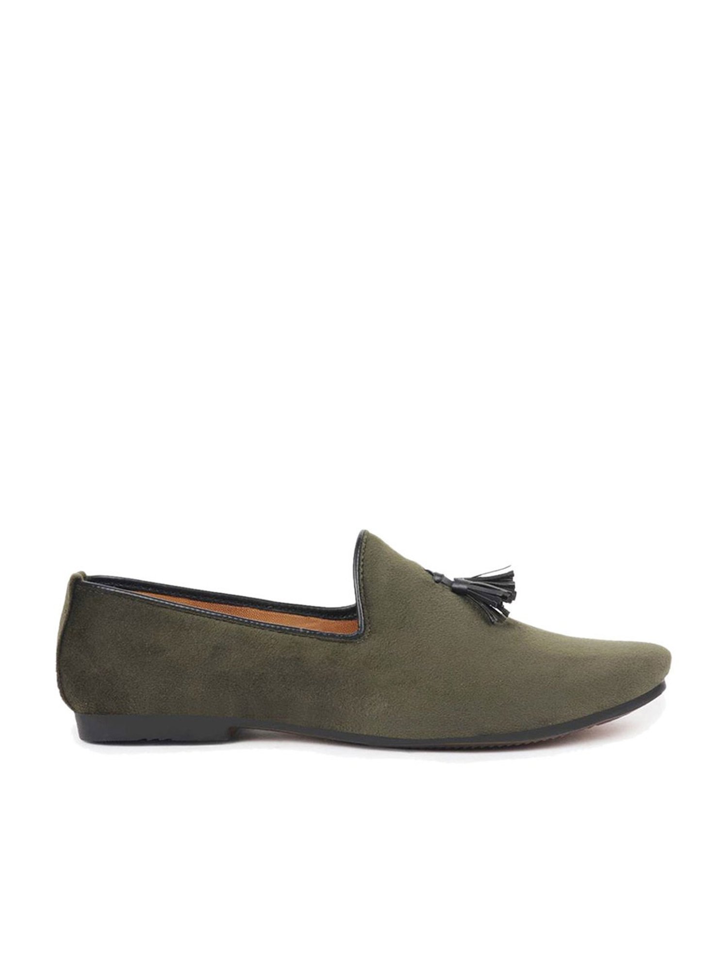 Fausto Men's Olive Casual Mocassins
