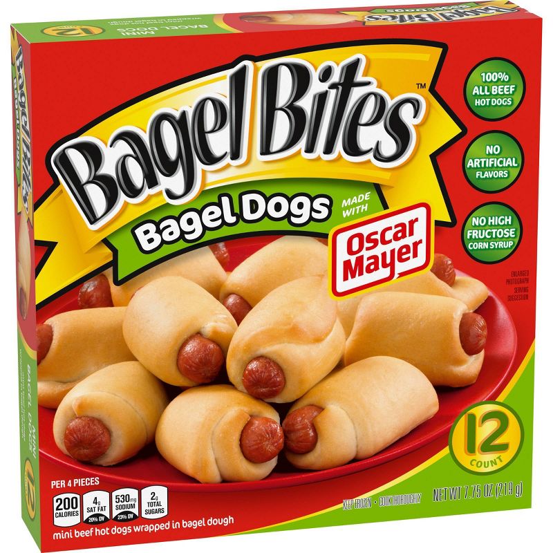 Bagel Bites Frozen Bagel Hot Dogs - 7.75oz