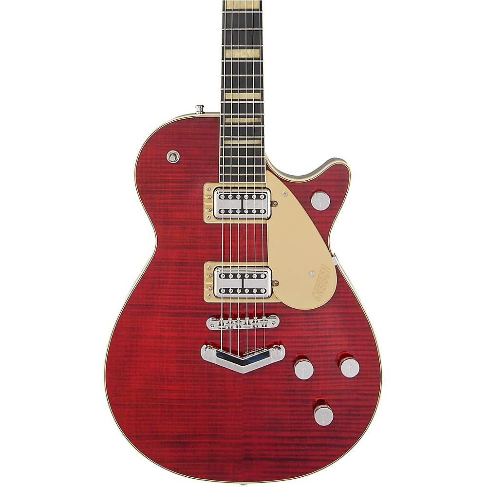 Gretsch Guitars G6228FM-PE Players Edition Duo Jet Electric Guitar Crimson Stain