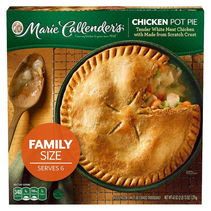 Marie Callender's Frozen Chicken Pot Pie Family Size - 45oz